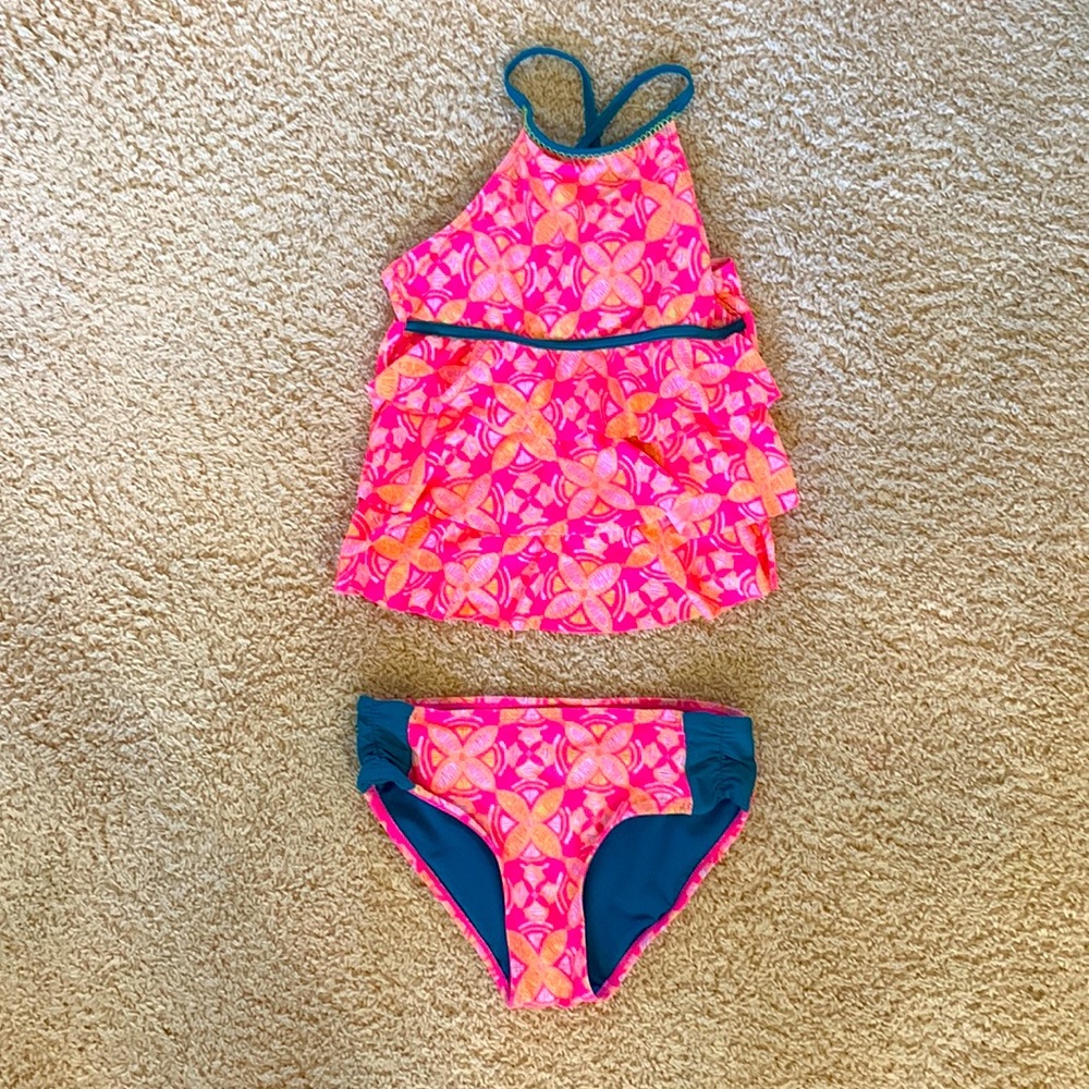 Justice girls 12 swim tankini